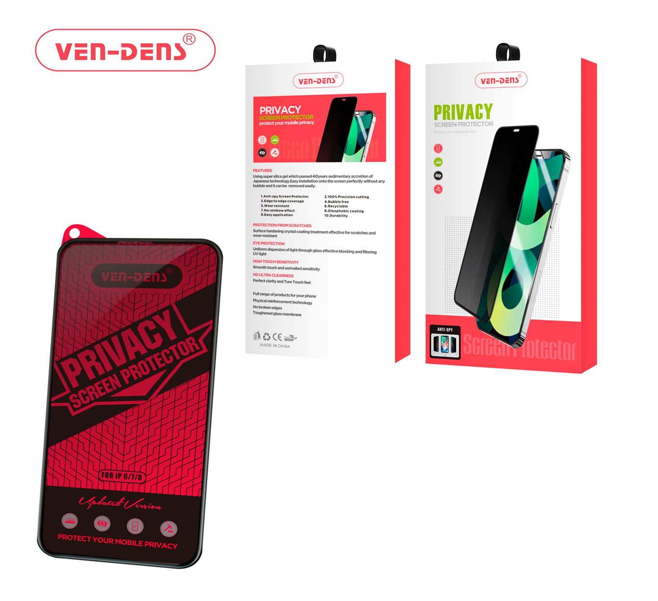 iPhone 16 Plus Privacy Tempered Glass